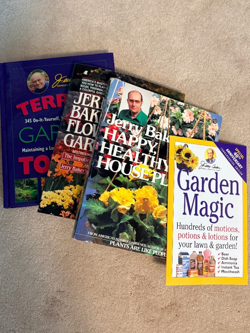Set of 3 Gardening Books by Jerry Baker